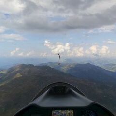 Flugwegposition um 14:36:35: Aufgenommen in der Nähe von Hopfgarten im Brixental, Österreich in 2575 Meter